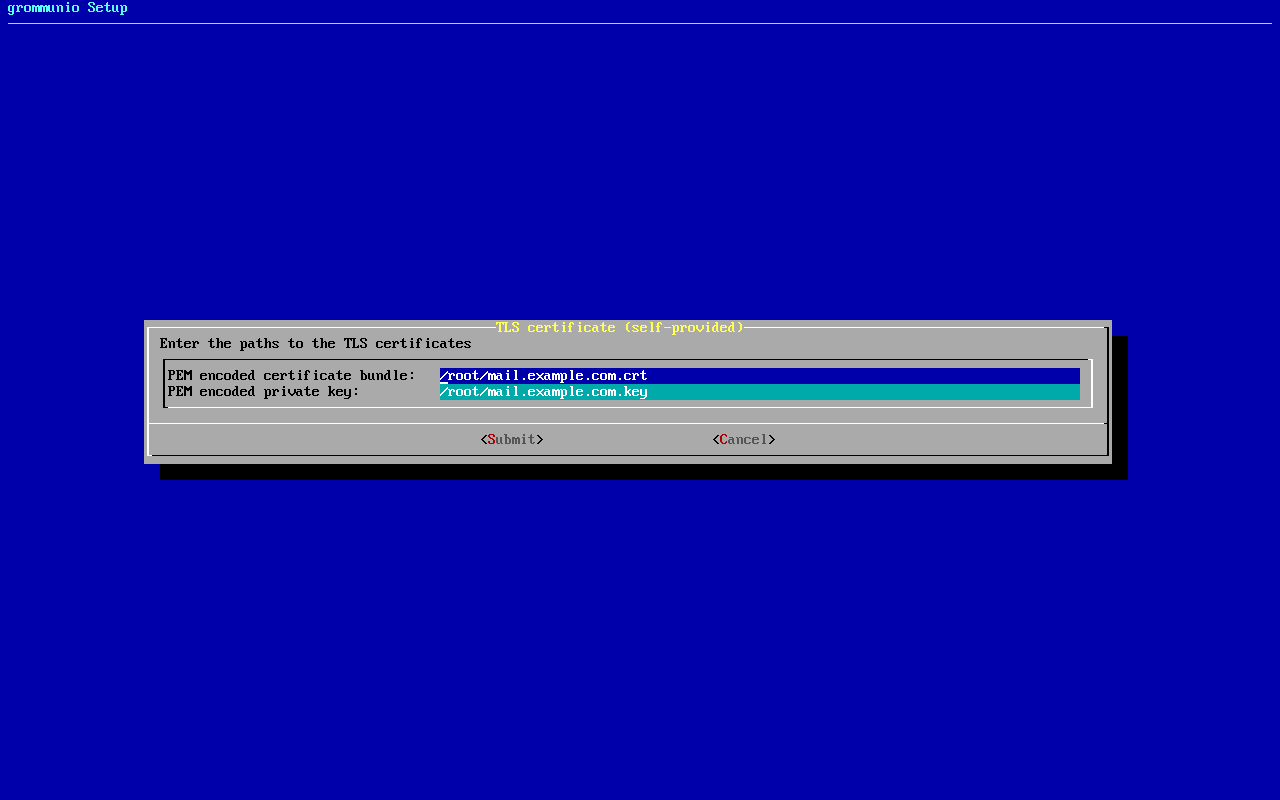 Scp File Examples Guided Installation (grommunio Appliance) | grommunio Docs