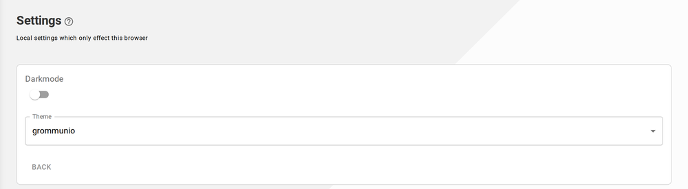 grommunio-admin local settings