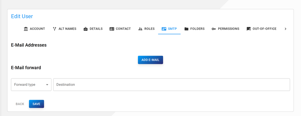 editing a user